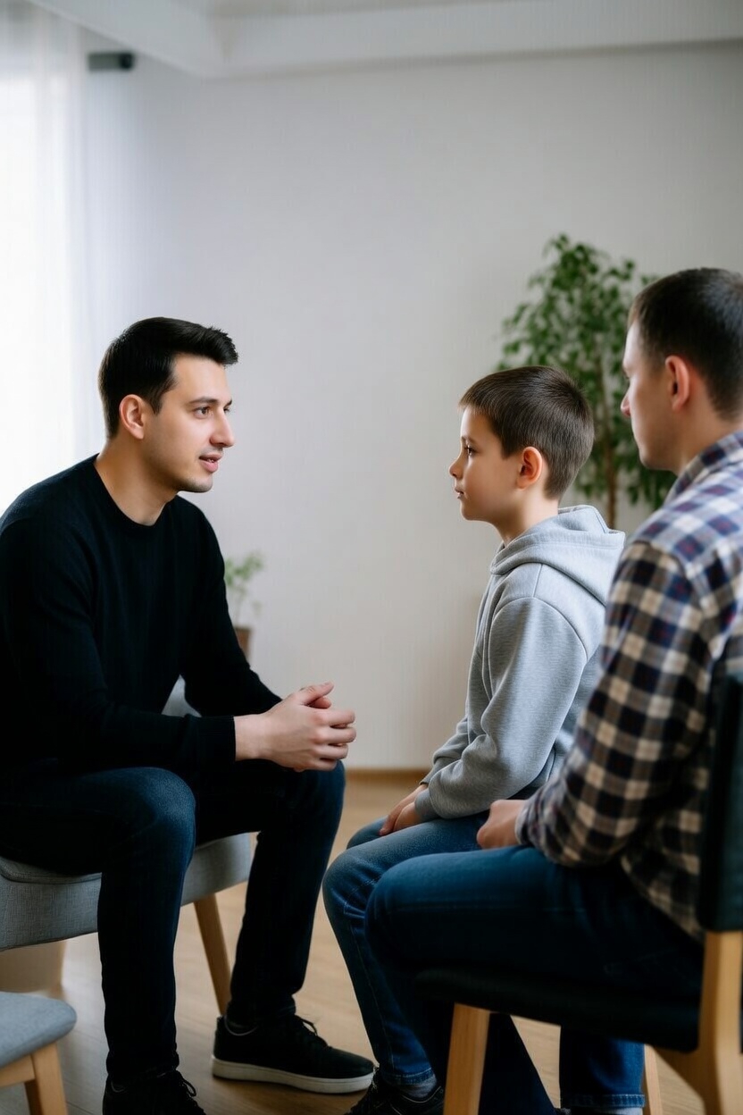 Inicio diálogo con niño