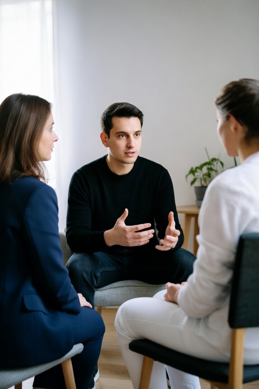 Inicio diálogo en triada